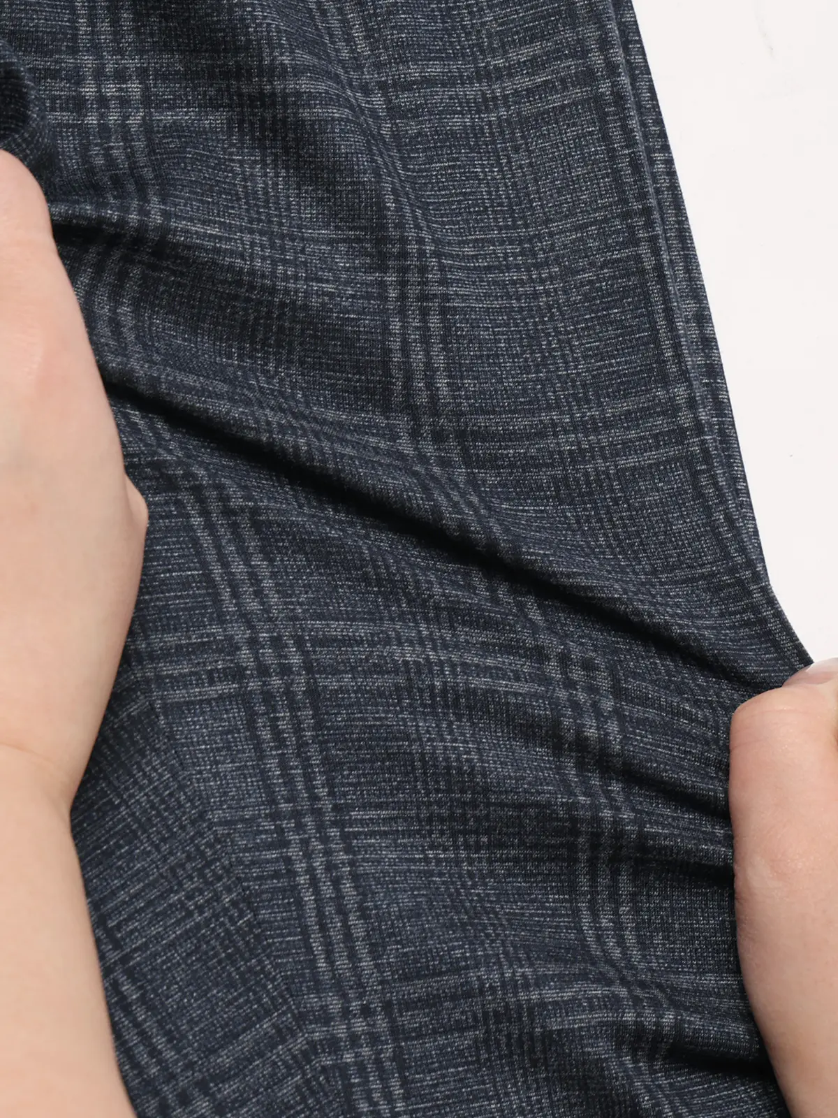 伸びるスーツ~Jersey~/ダブルブレスト/ウォッシャブル/ストレッチ/6つボタン/オーバーチェック/TR28 ブルー 体型(DROP):スリム 8DROP(YA体),身長:160cm