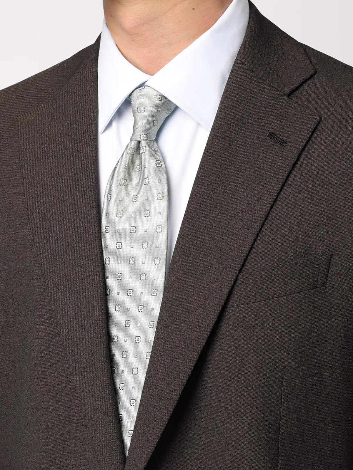 "超"伸びる最高スーツ／ウォッシャブル／ストレッチ／2つボタン／シャークスキン／CH25 ブラウン 体型（DROP):スリム　8DROP(YA体),身長:160cm