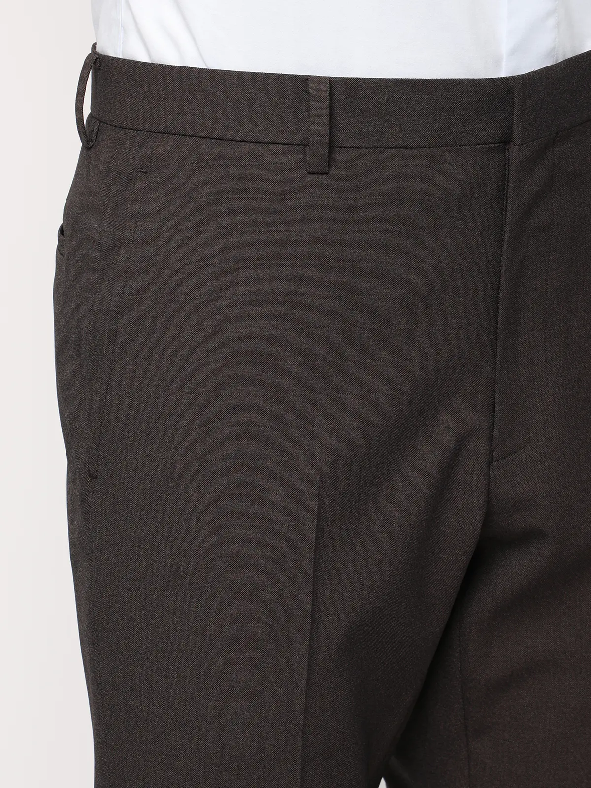 "超"伸びる最高スーツ／ウォッシャブル／ストレッチ／2つボタン／シャークスキン／CH25 ブラウン 体型（DROP):スリム　8DROP(YA体),身長:160cm