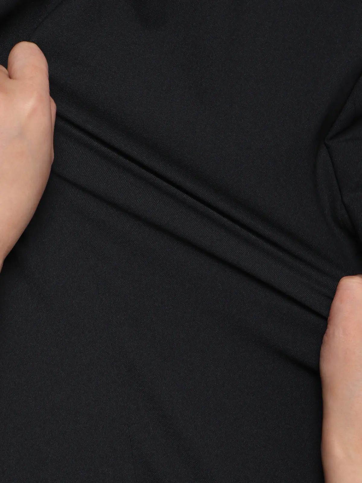 "超"伸びる最高スーツ／ウォッシャブル／ストレッチ／2つボタン／シャークスキン／CH25 ネイビー 体型（DROP):スリム　8DROP(YA体),身長:160cm