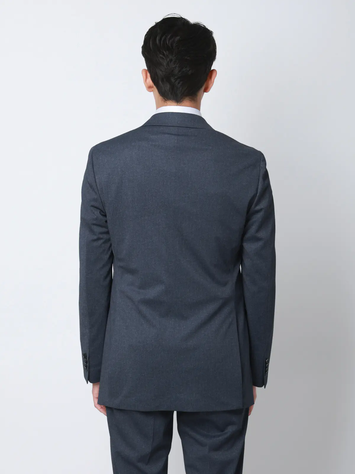 冷たいスーツ～Jersey～／ウォッシャブル／ストレッチ／接触冷感／2つボタン／無地／CH25 ブルー 体型（DROP):スリム　8DROP(YA体),身長:160cm