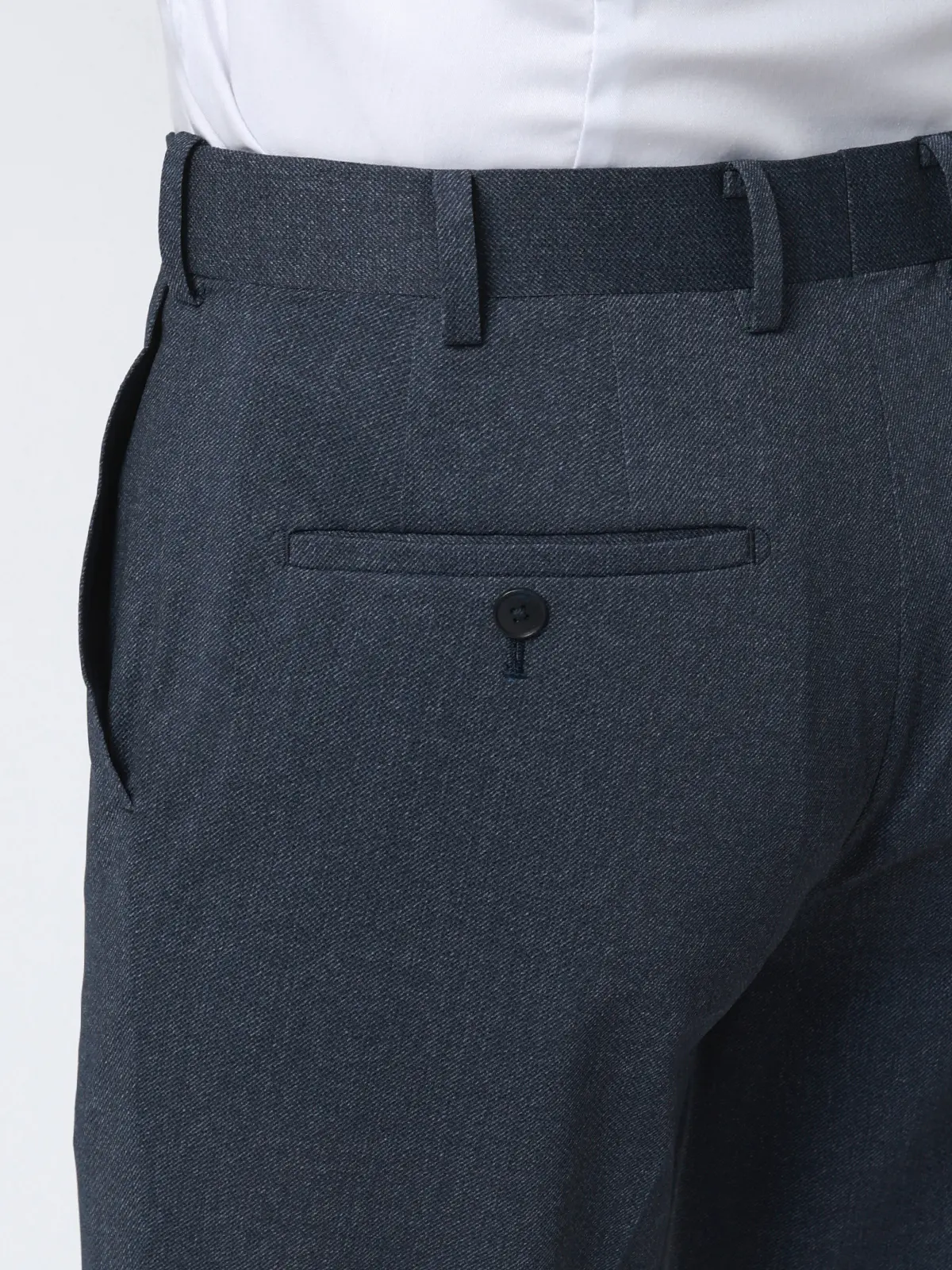 冷たいスーツ～Jersey～／ウォッシャブル／ストレッチ／接触冷感／2つボタン／無地／CH25 ブルー 体型（DROP):スリム　8DROP(YA体),身長:160cm