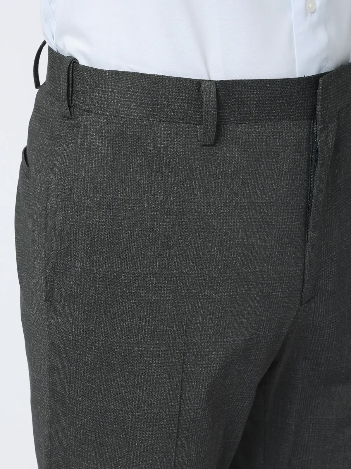 冷たいスーツ～Jersey～／ウォッシャブル／ストレッチ／接触冷感／2つボタン／CH25 グレー 体型（DROP):スリム　8DROP(YA体),身長:160cm