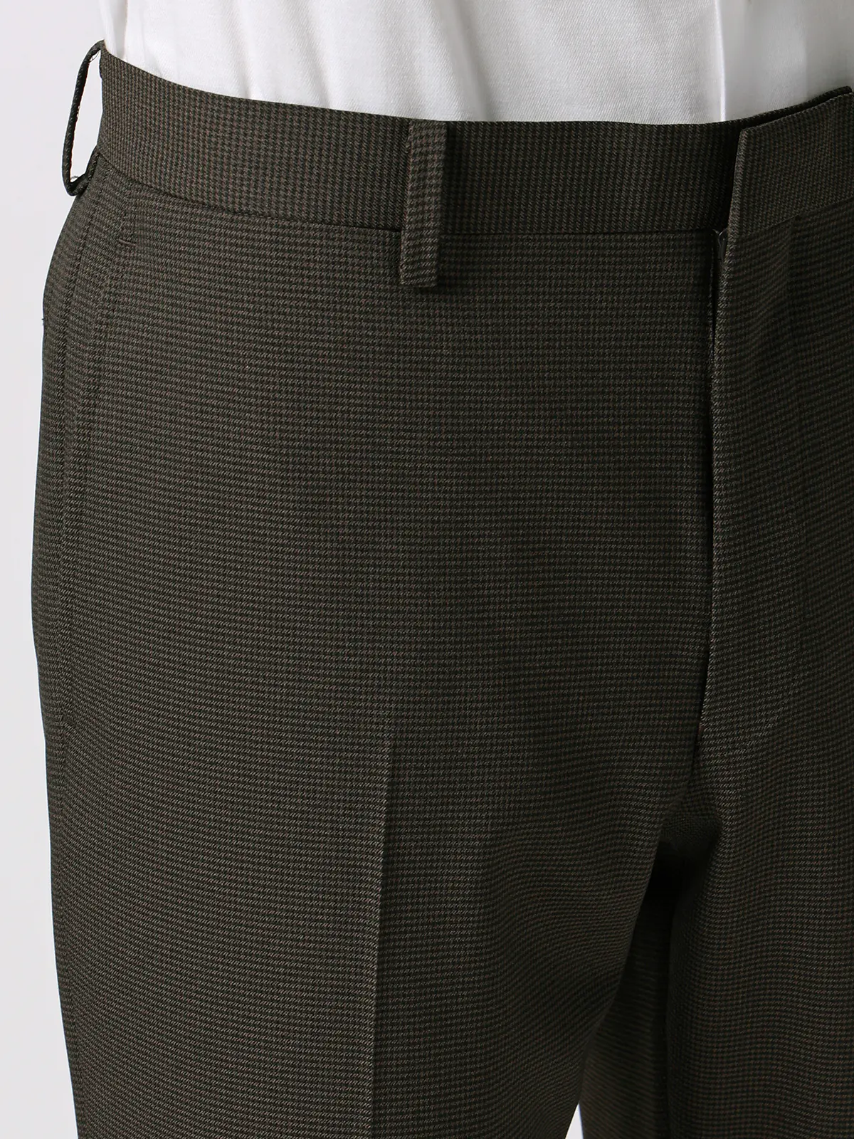 最高スーツ／ウォッシャブル／ストレッチ／2つボタン／ハウンドトゥース／CH26 ブラウン 体型（DROP):ややがっしり　4DROP(AB体),身長:190cm