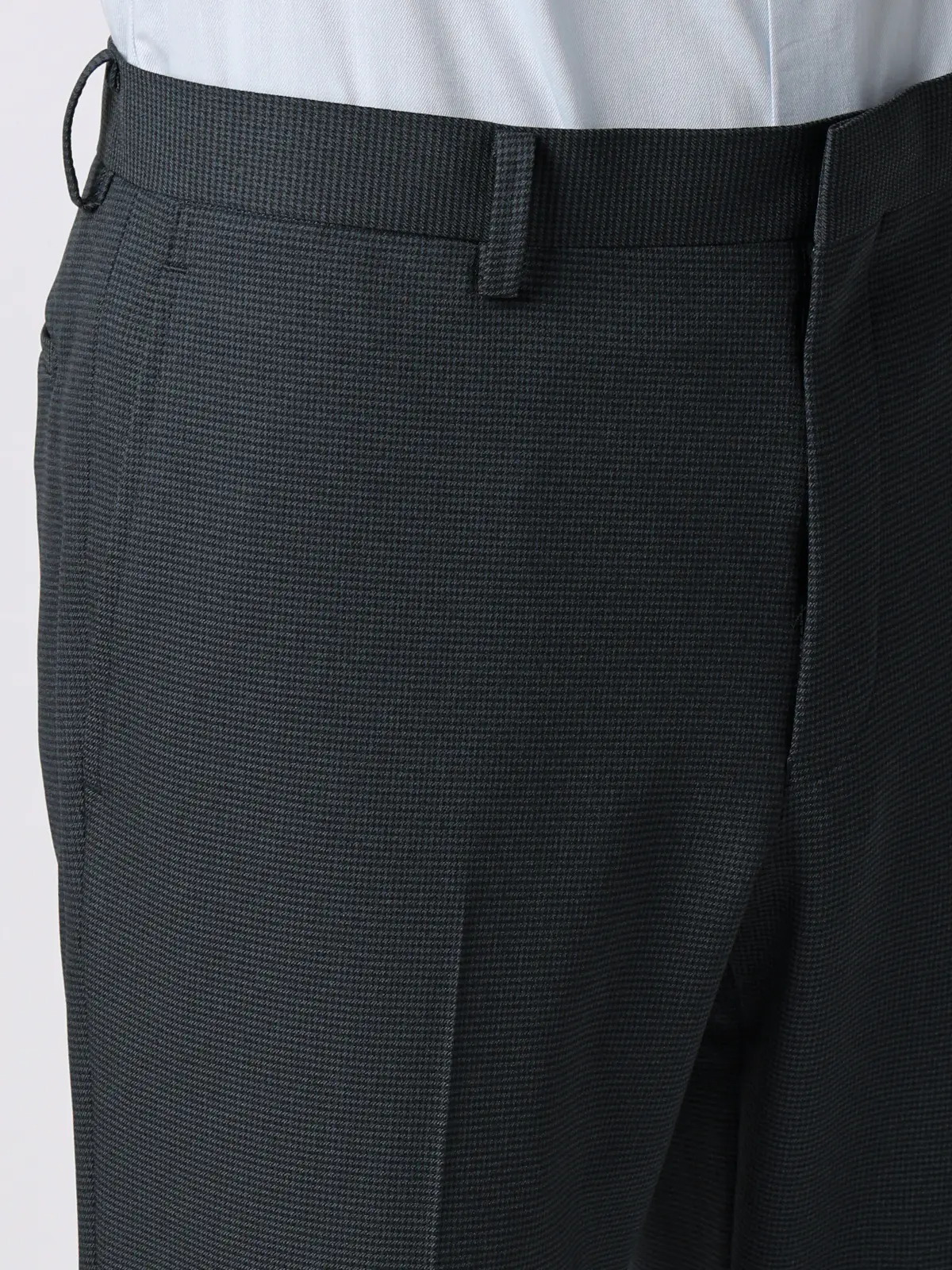 最高スーツ/ウォッシャブル/ストレッチ/2つボタン/ハウンドトゥース/CH26 ネイビー 体型(DROP):スリム 8DROP(YA体),身長:160cm