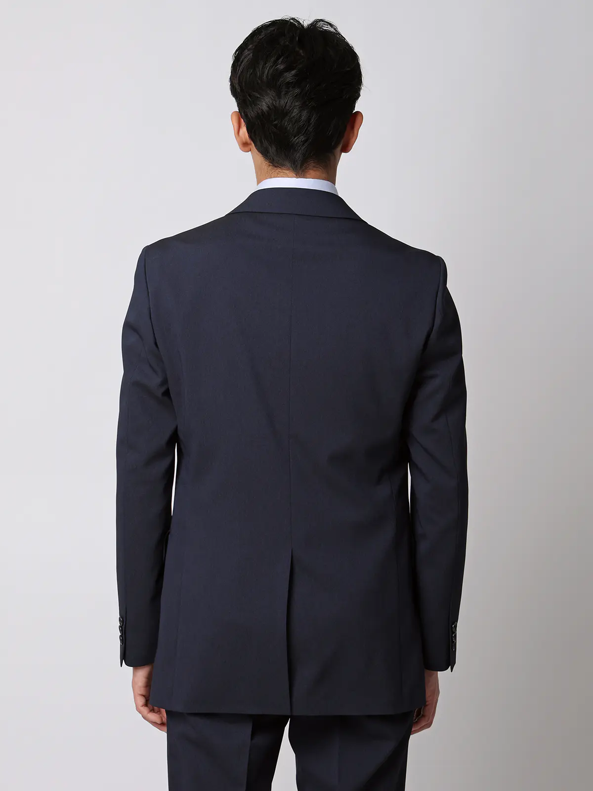 涼しい最高スーツ/ウォッシャブル/ストレッチ/接触冷感/2つボタン/無地/CH26 ネイビー 体型(DROP):ややがっしり 4DROP(AB体),身長:175cm