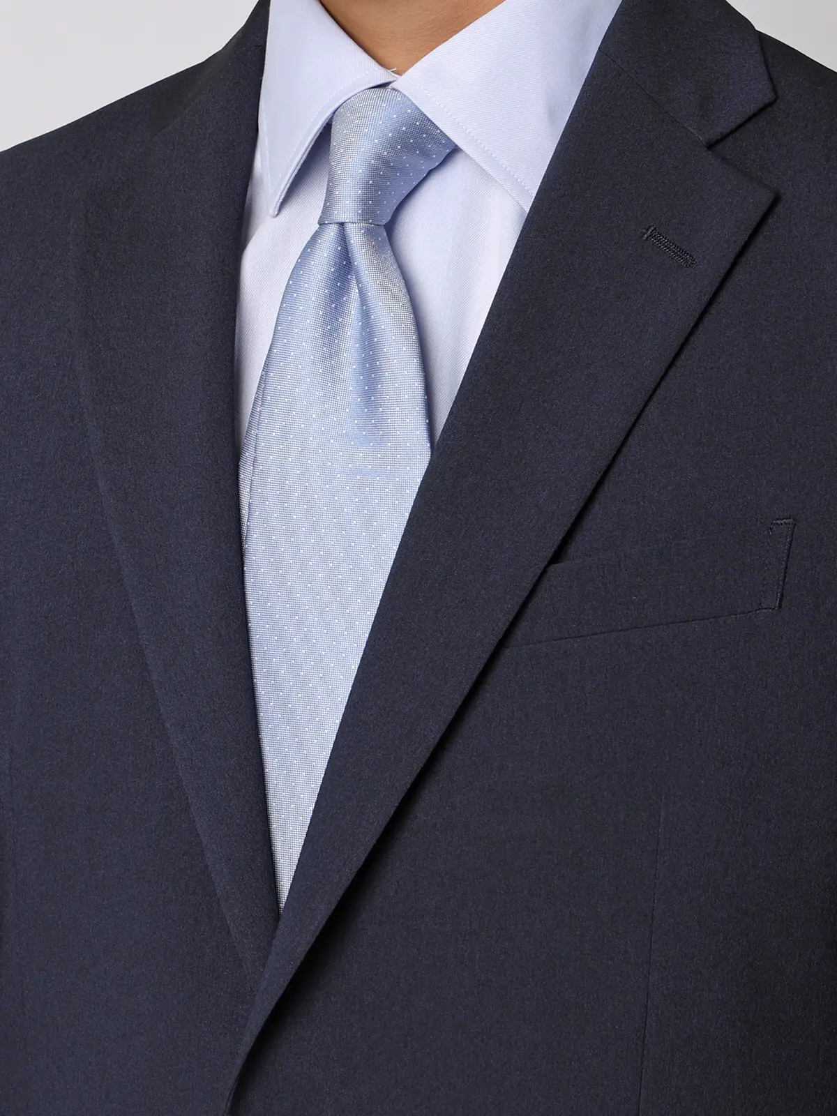 涼しい最高スーツ/ウォッシャブル/ストレッチ/接触冷感/2つボタン/無地/CH26 ネイビー 体型(DROP):ややがっしり 4DROP(AB体),身長:175cm