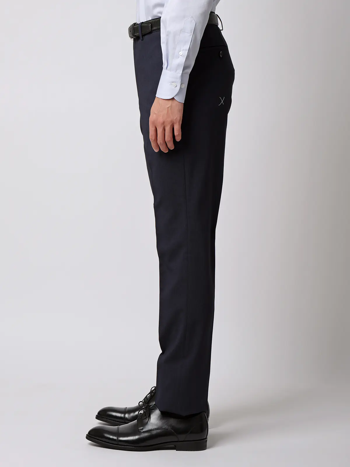 涼しい最高スーツ/ウォッシャブル/ストレッチ/接触冷感/2つボタン/無地/CH26 ネイビー 体型(DROP):ややがっしり 4DROP(AB体),身長:175cm