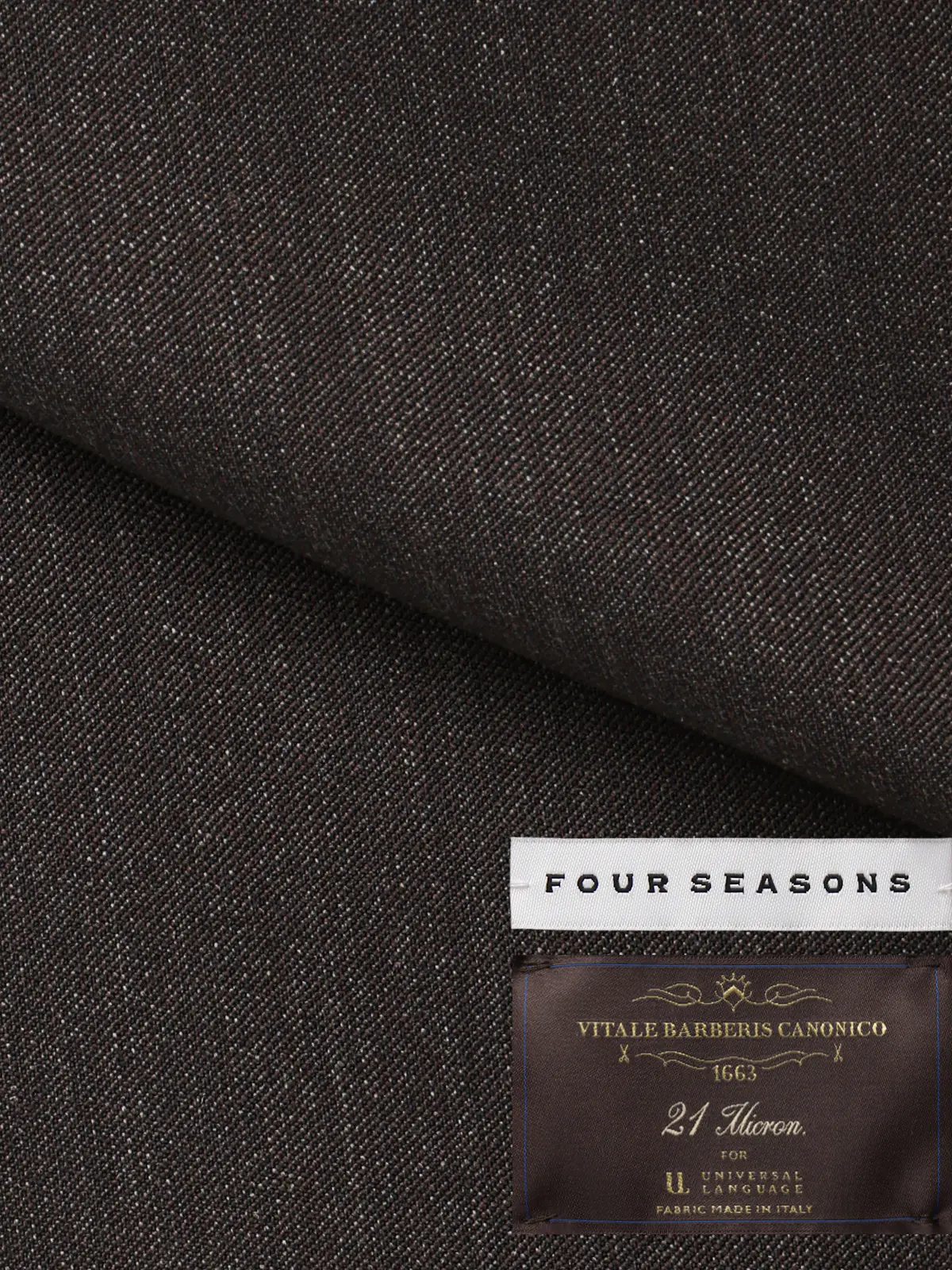 スーツ/2つボタン/CANONICO/21μPRUNELLE/無地/CH25 ブラウン 体型(DROP):スリム 8DROP(YA体),身長:160cm