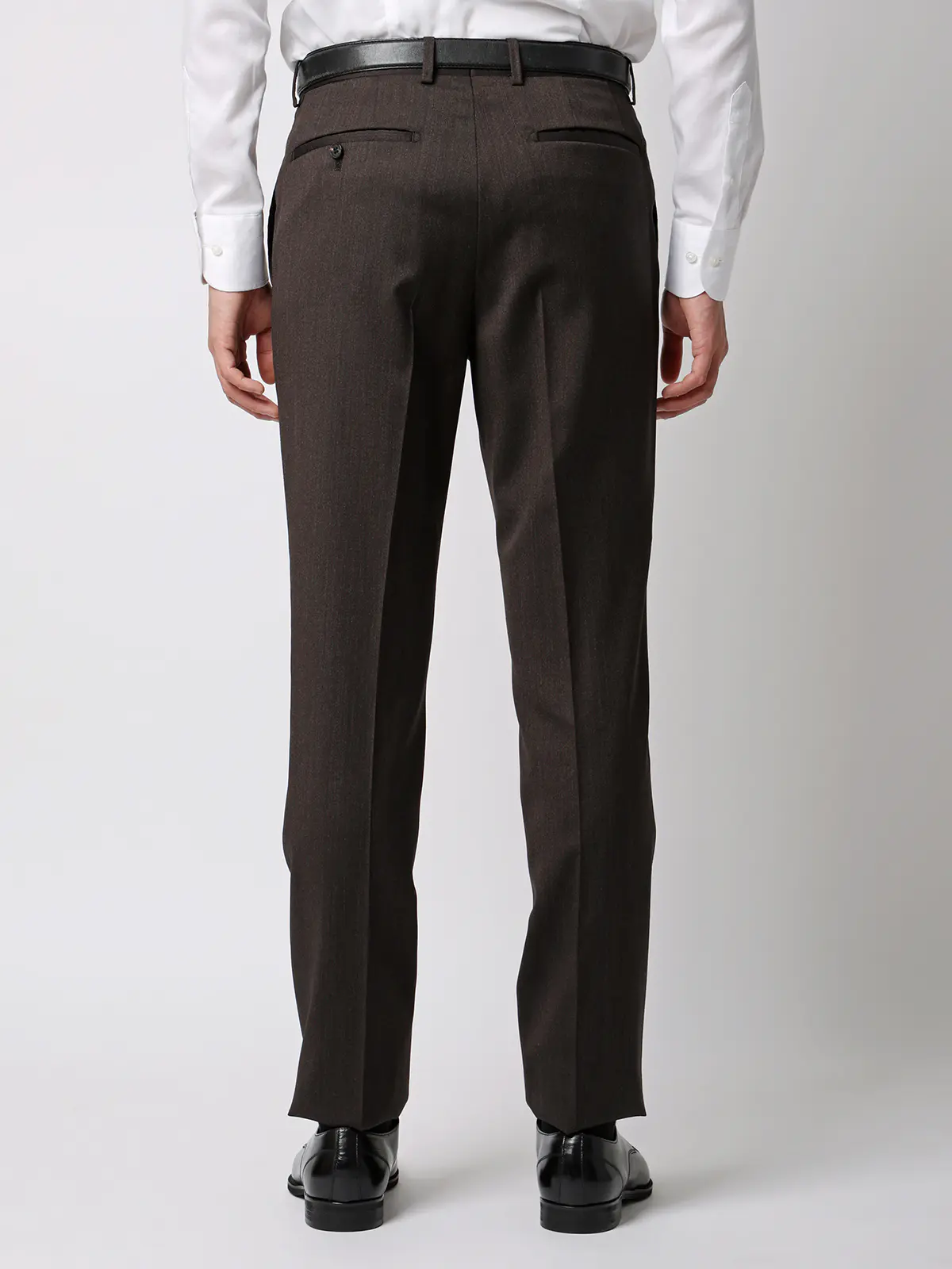 スーツ/2つボタン/CANONICO/21μPRUNELLE/無地/CH25 ブラウン 体型(DROP):スリム 8DROP(YA体),身長:160cm