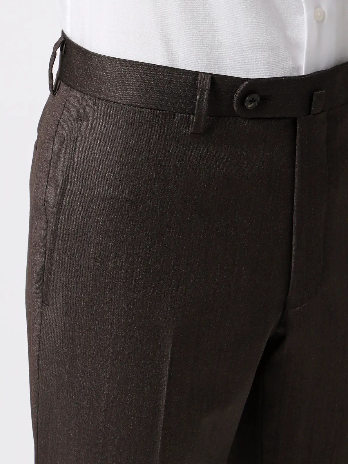 スーツ/2つボタン/CANONICO/21μPRUNELLE/無地/CH25 ブラウン 体型(DROP):スリム 8DROP(YA体),身長:160cm