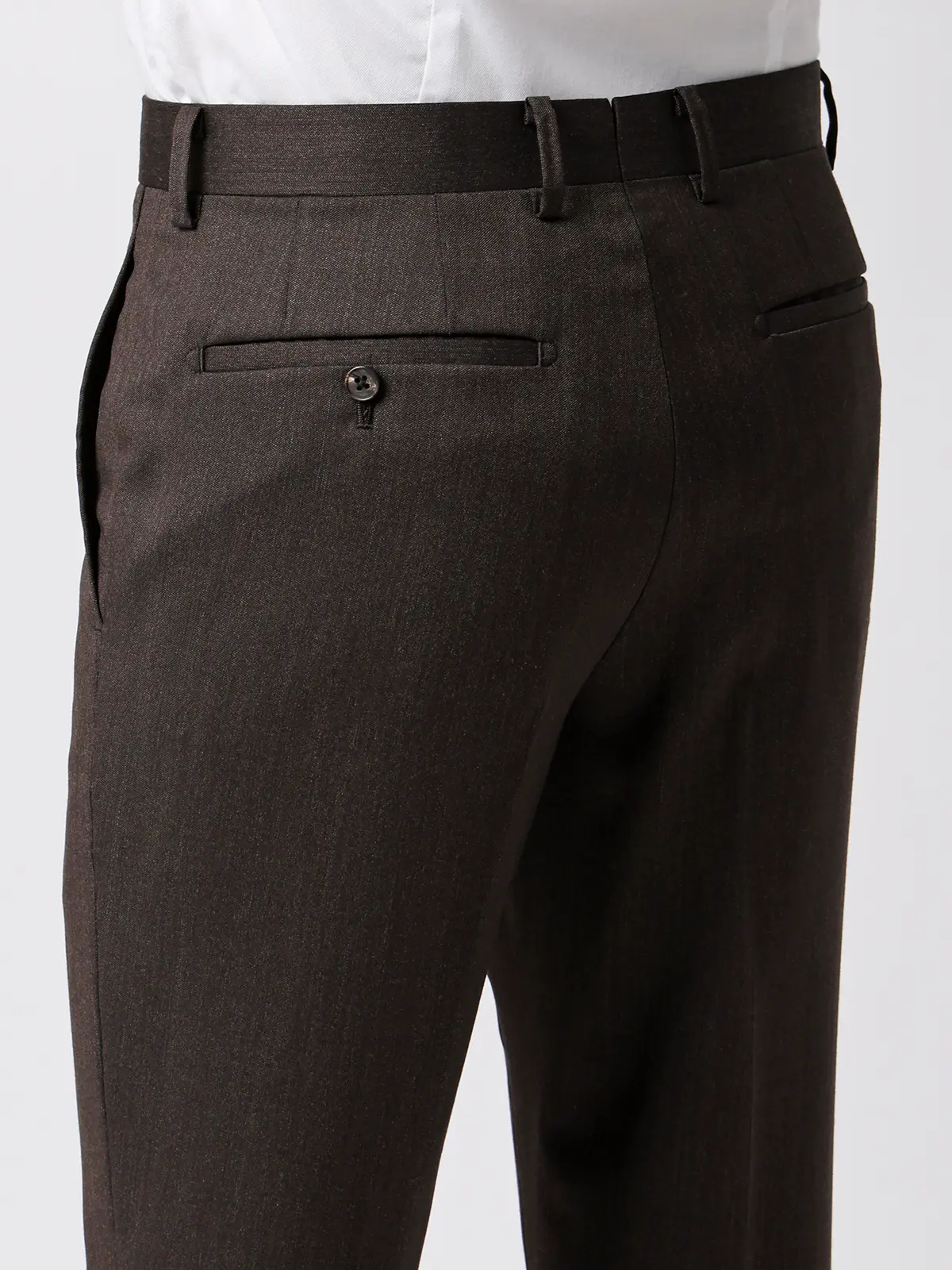 スーツ/2つボタン/CANONICO/21μPRUNELLE/無地/CH25 ブラウン 体型(DROP):スリム 8DROP(YA体),身長:160cm