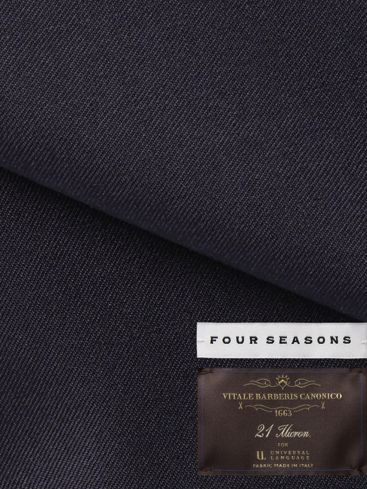 スーツ／2つボタン／CANONICO／21μPRUNELLE／無地／CH25 ネイビー 体型（DROP):スリム　8DROP(YA体),身長:160cm