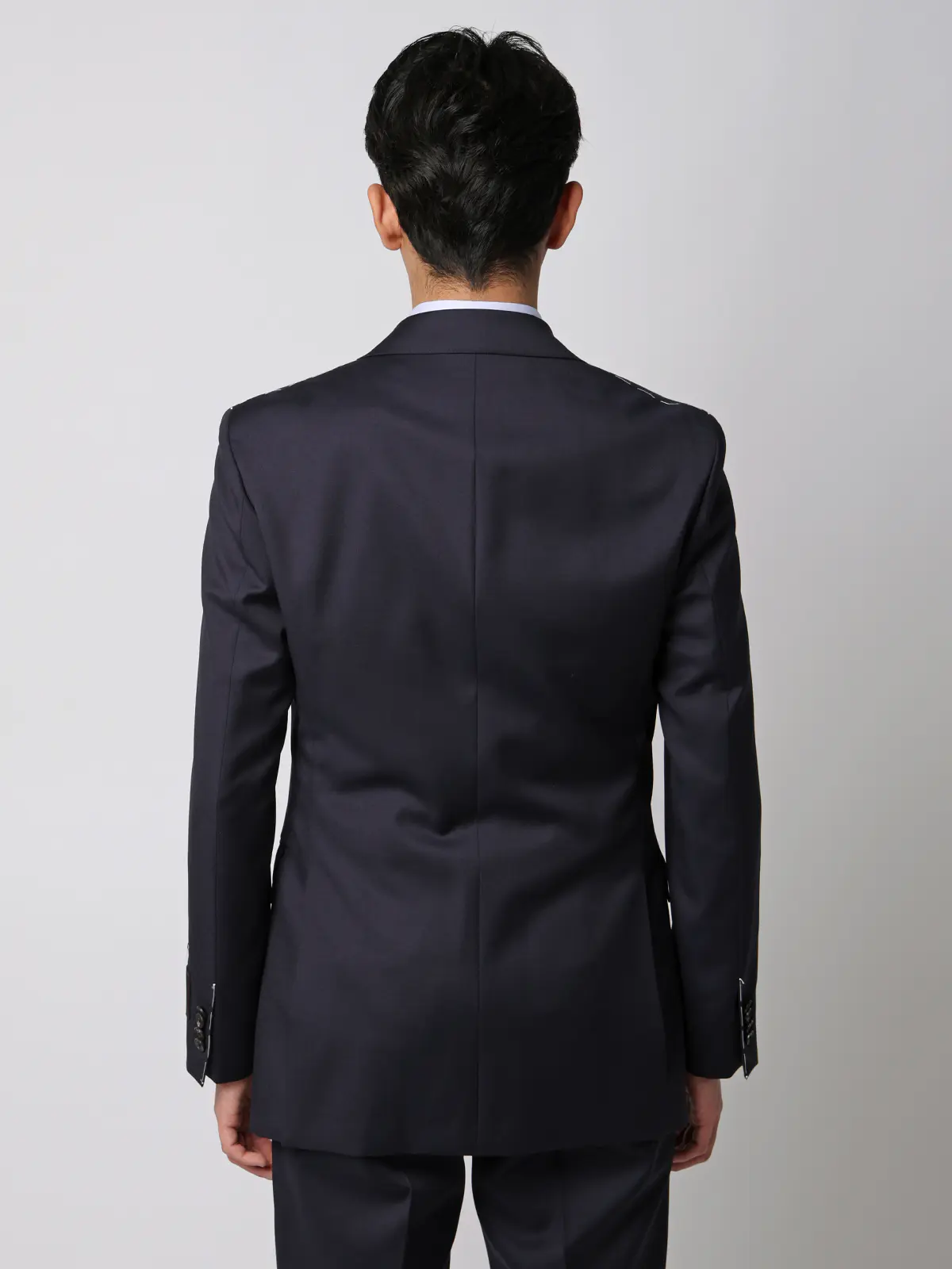 スーツ／2つボタン／CANONICO／21μPRUNELLE／無地／CH25 ネイビー 体型（DROP):スリム　8DROP(YA体),身長:160cm