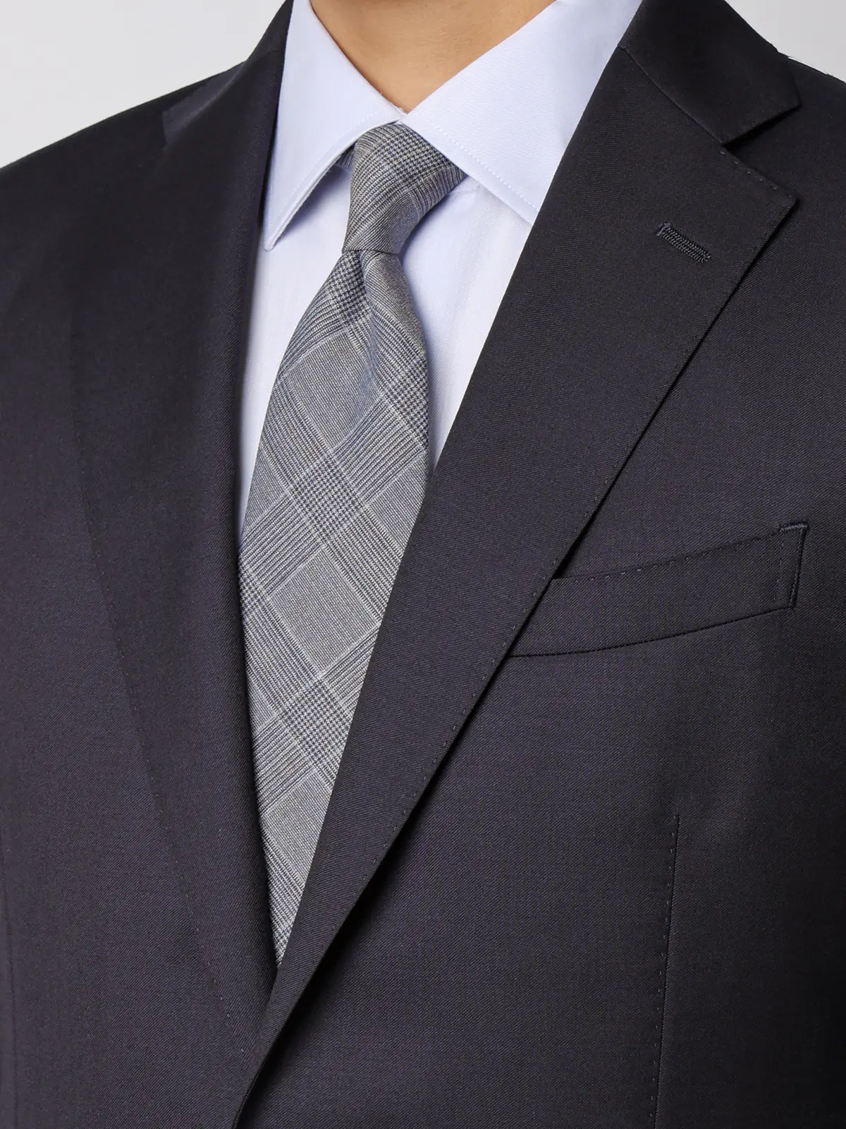 スーツ／2つボタン／CANONICO／21μPRUNELLE／無地／CH25 ネイビー 体型（DROP):スリム　8DROP(YA体),身長:160cm