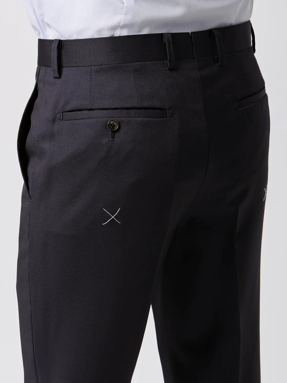 スーツ／2つボタン／CANONICO／21μPRUNELLE／無地／CH25 ネイビー 体型（DROP):スリム　8DROP(YA体),身長:160cm