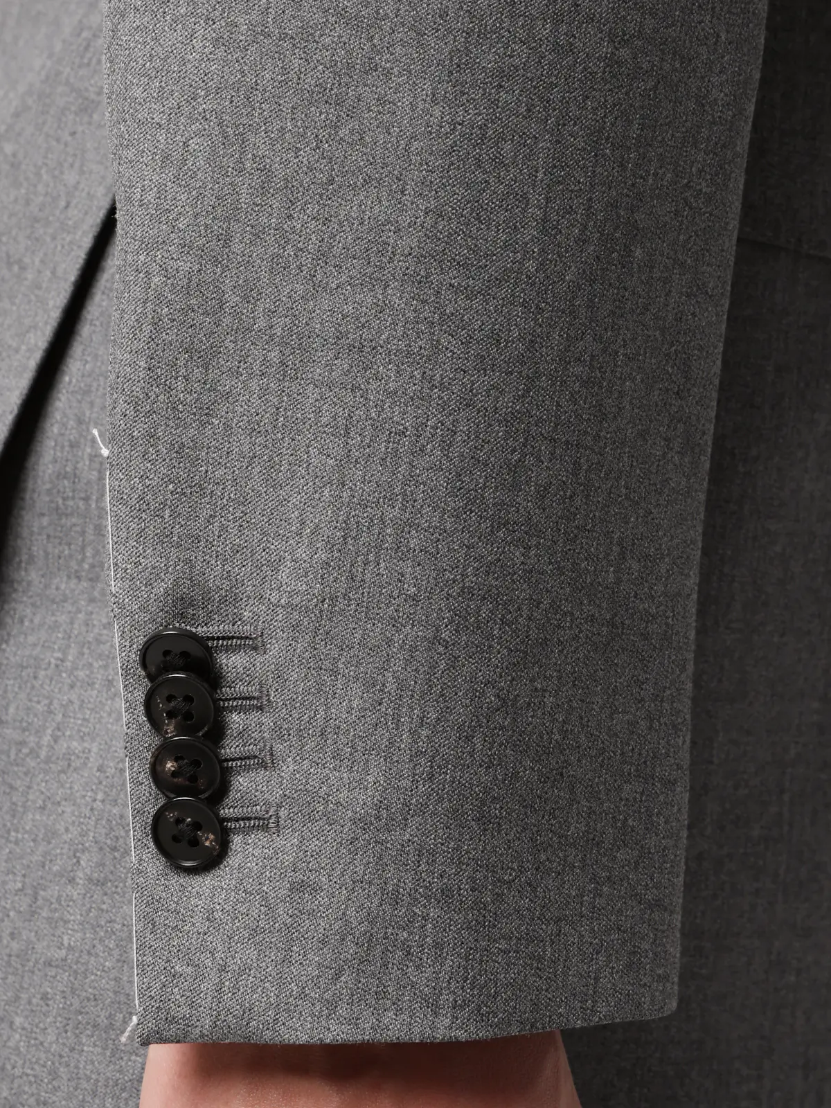 スーツ／2つボタン／CANONICO／21μPRUNELLE／無地／CH25 ライトグレー 体型（DROP):スリム　8DROP(YA体),身長:160cm