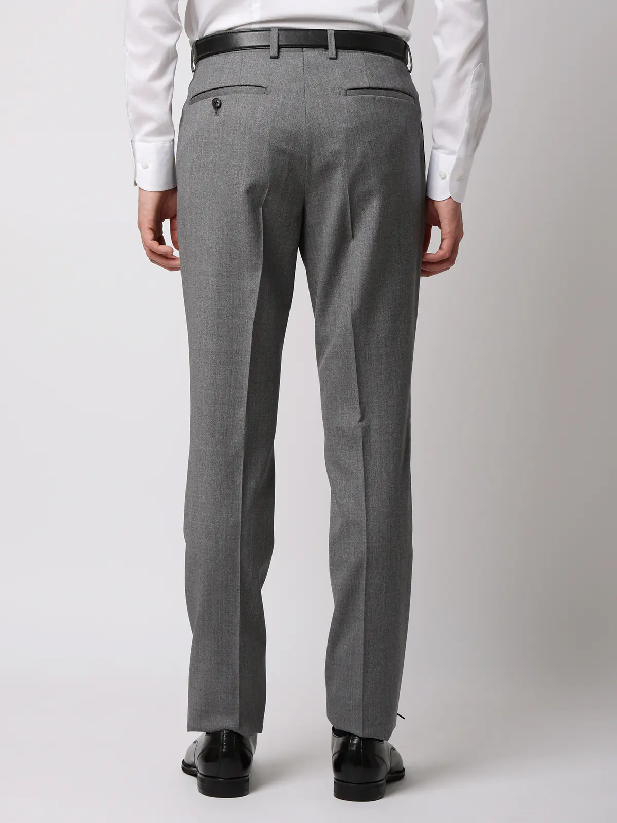 スーツ／2つボタン／CANONICO／21μPRUNELLE／無地／CH25 ライトグレー 体型（DROP):スリム　8DROP(YA体),身長:160cm