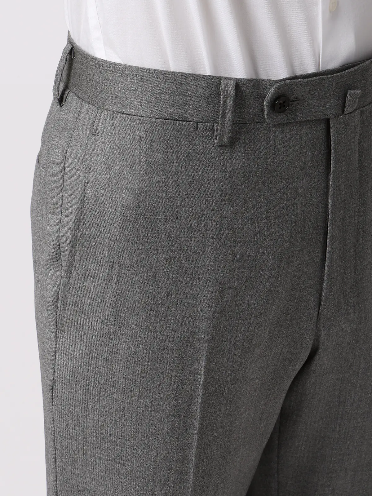 スーツ／2つボタン／CANONICO／21μPRUNELLE／無地／CH25 ライトグレー 体型（DROP):スリム　8DROP(YA体),身長:160cm