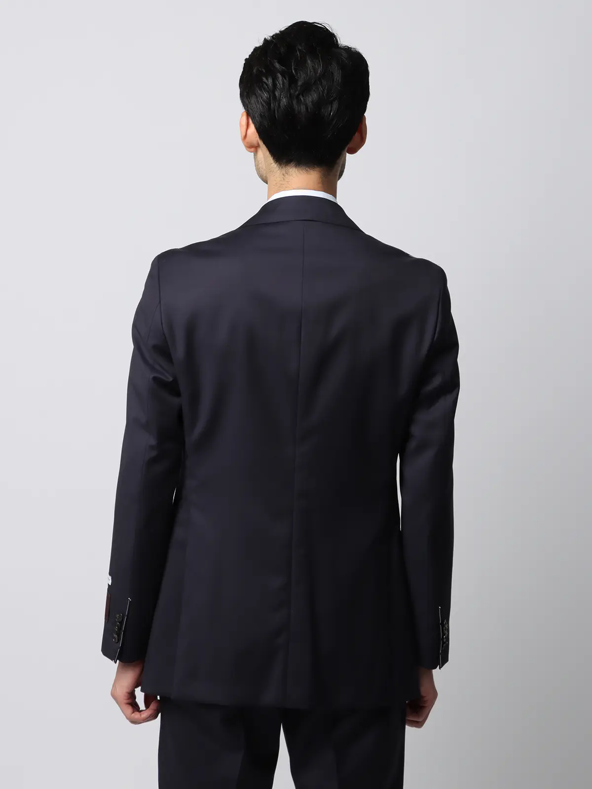 スーツ／2つボタン／CANONICO／21μPRUNELLE／無地／CH25 ネイビー系 体型（DROP):スリム　8DROP(YA体),身長:160cm