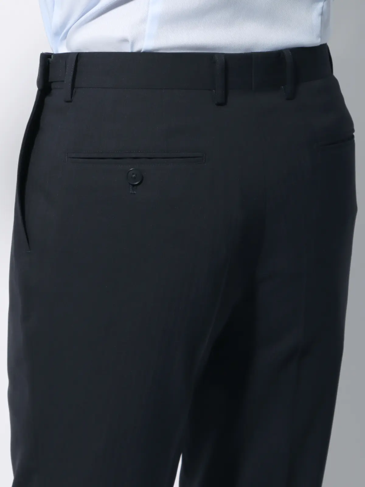 WEB限定/スーツ/ウォッシャブル/ストレッチ/2つボタン/ヘリンボーン/裾上げ済み ネイビー 体型(DROP):スリム 8DROP(YA体),身長:165cm