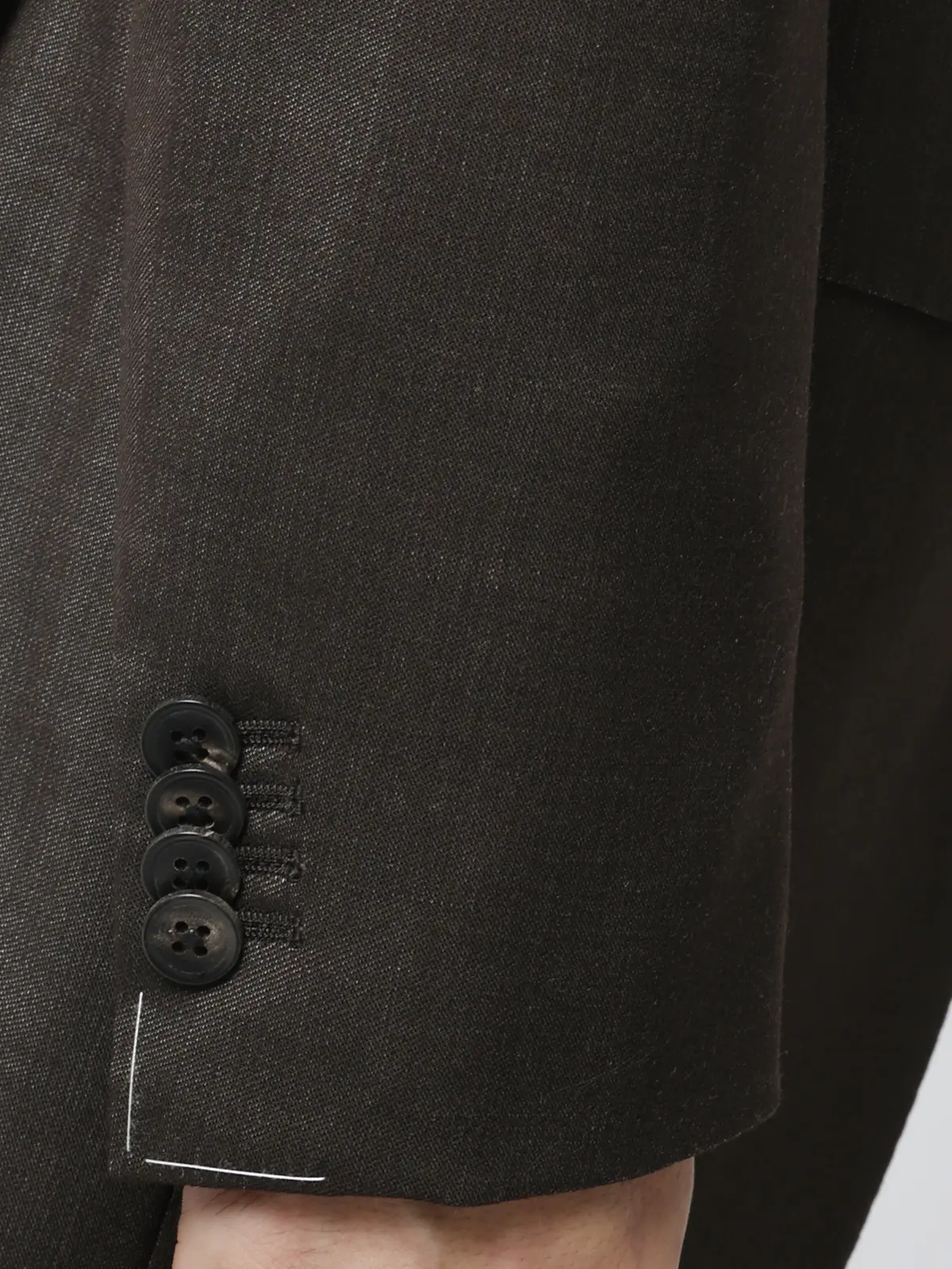 スーツ／ストレッチ／2つボタン／HAND MADE／織柄／CH25 ブラウン 体型（DROP):普通　6DROP(A体),身長:170cm