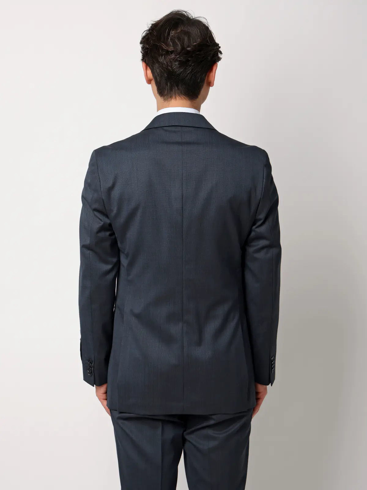 スーツ／ウォッシャブル／2つボタン／Premium Wool Blend／ピンヘッド／CH25 ブルー 体型（DROP):スリム　8DROP(YA体),身長:160cm