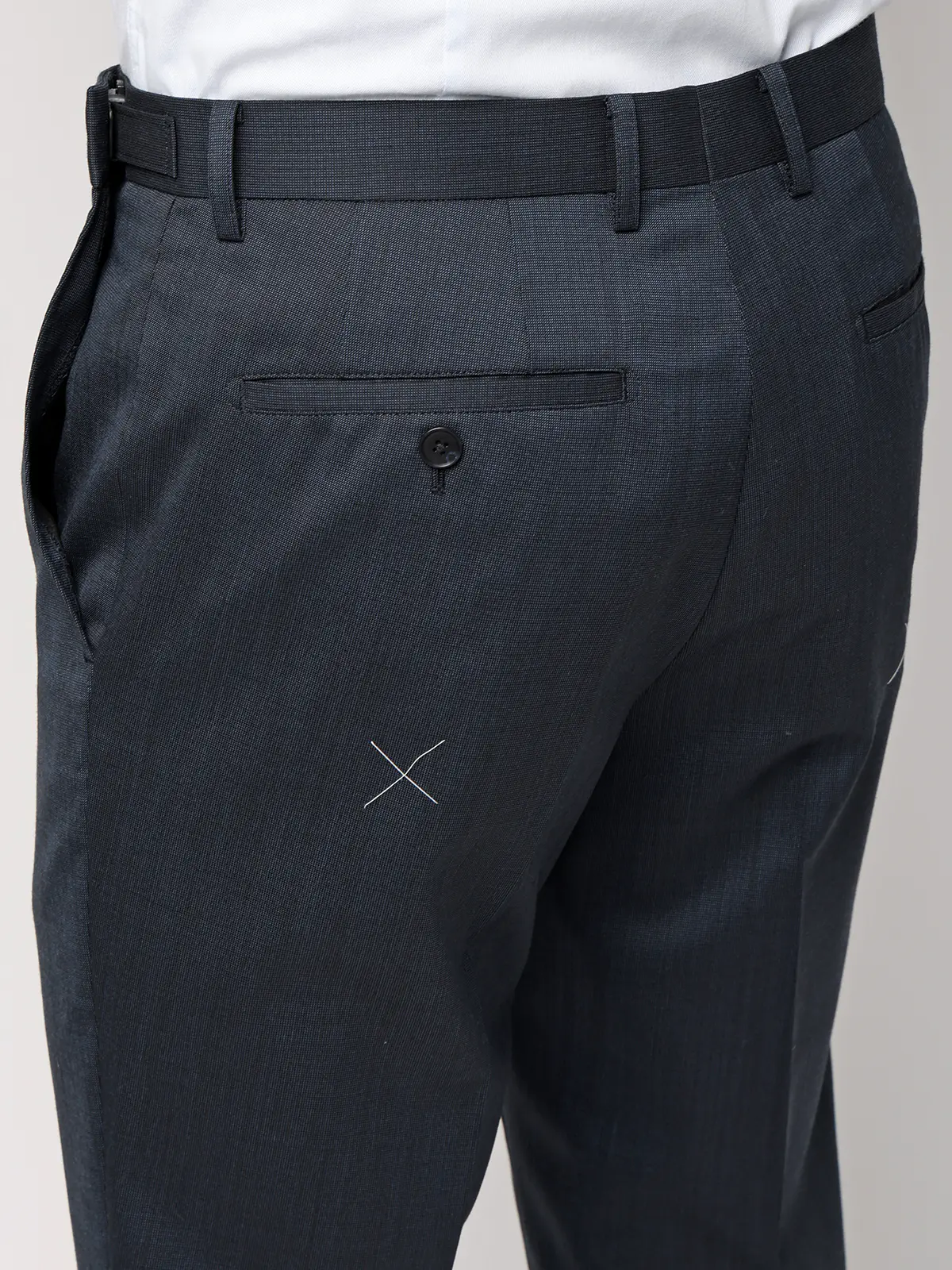 スーツ／ウォッシャブル／2つボタン／Premium Wool Blend／ピンヘッド／CH25 ブルー 体型（DROP):スリム　8DROP(YA体),身長:160cm