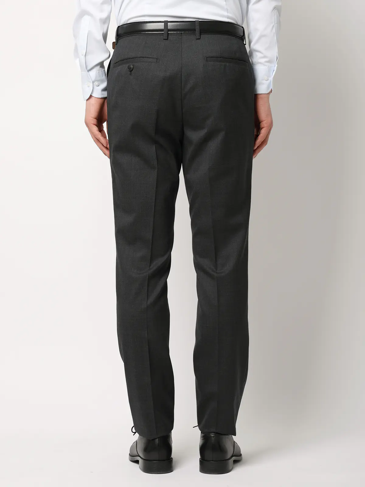 スーツ／ウォッシャブル／2つボタン／Premium Wool Blend／無地／CH25 チャコール 体型（DROP):スリム　8DROP(YA体),身長:160cm