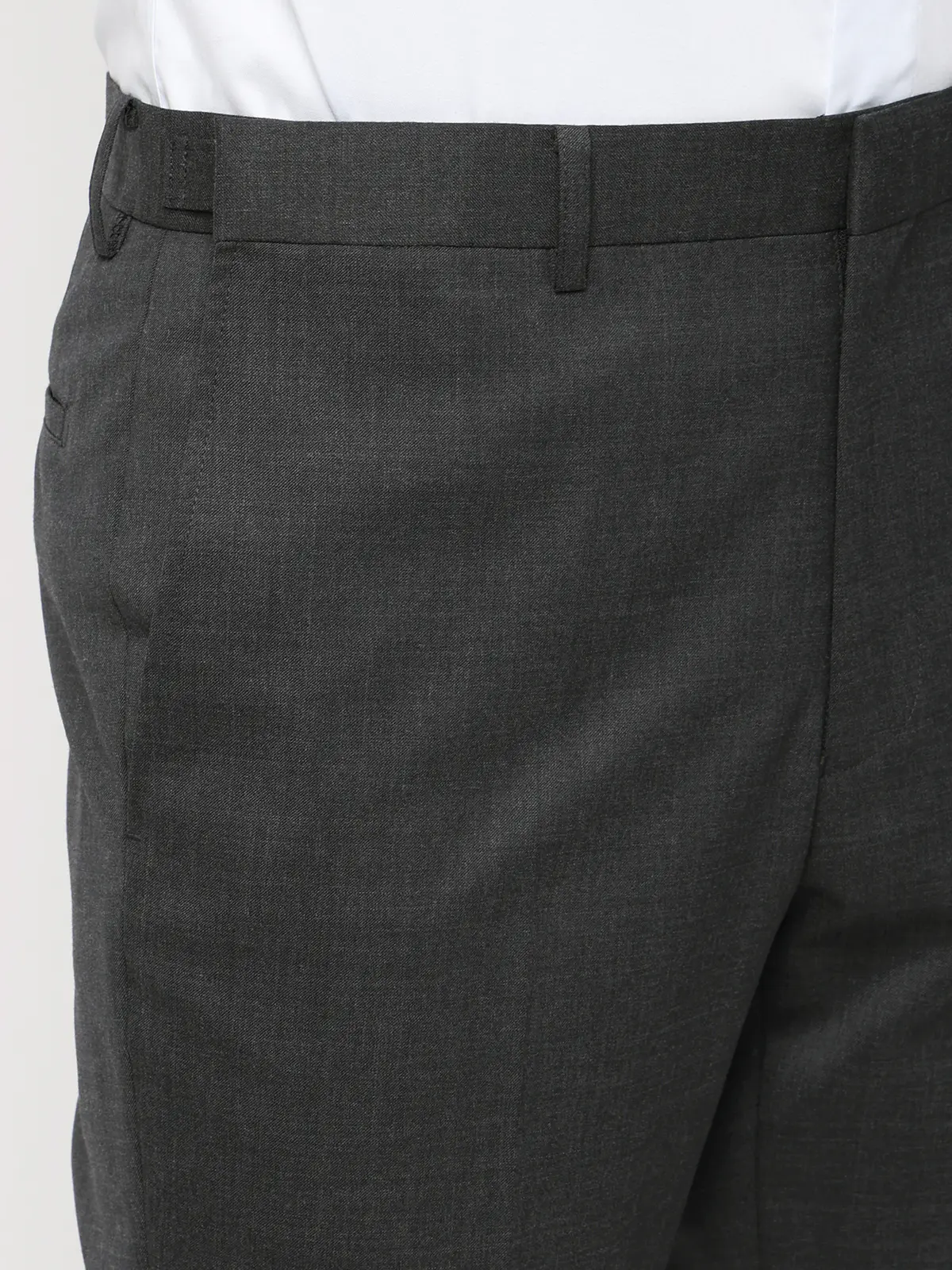 スーツ／ウォッシャブル／2つボタン／Premium Wool Blend／無地／CH25 チャコール 体型（DROP):スリム　8DROP(YA体),身長:160cm