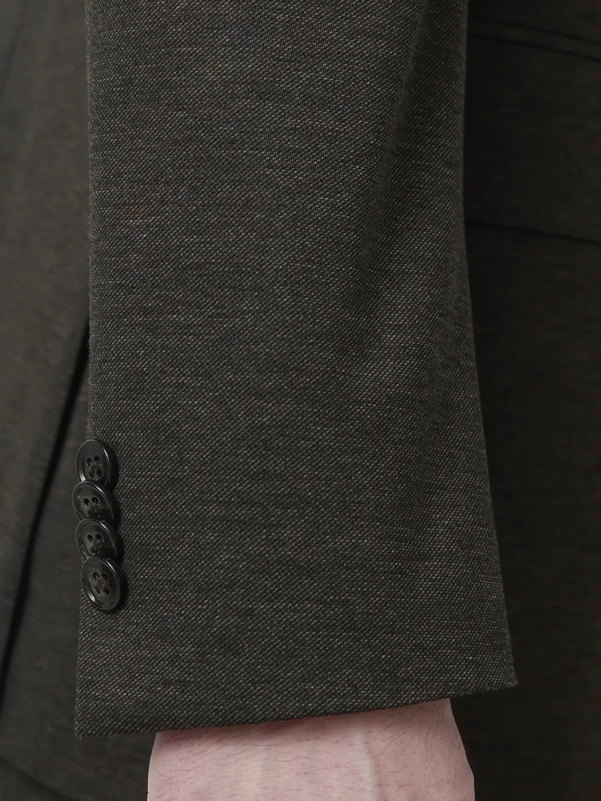 伸びるスーツ~Jersey~/ウォッシャブル/ストレッチ/2つボタン/織柄/CH25 ブラウン 体型(DROP):スリム 8DROP(YA体),身長:170cm