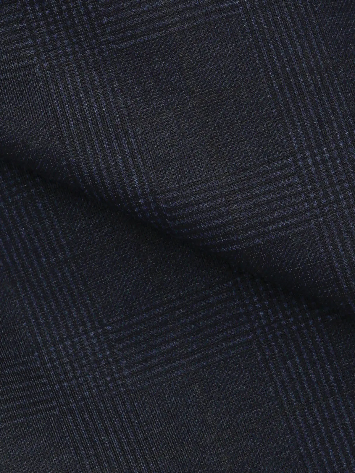 伸びるスーツ～Jersey～／ウォッシャブル／ストレッチ／2つボタン／グレンチェック／CH25 ネイビー 体型（DROP):スリム　8DROP(YA体),身長:160cm
