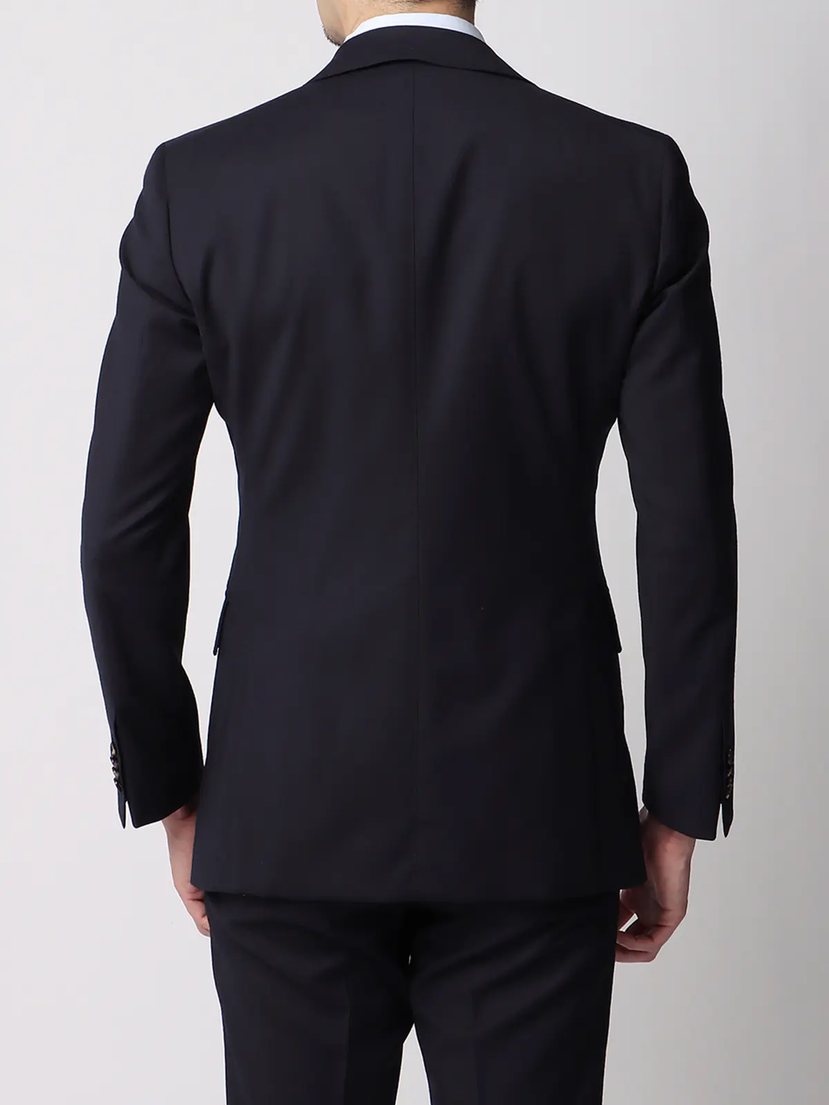 WEB・一部店舗限定／スーツ／2つボタン／無地／CH22 ネイビー 体型（DROP):スリム　8DROP(YA体),身長:165cm