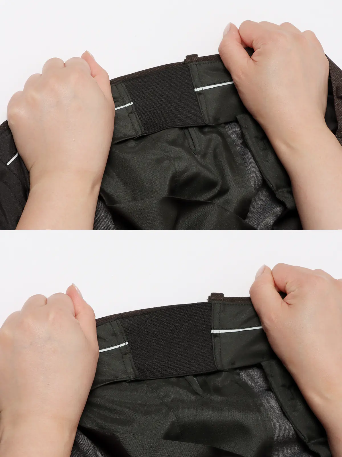 伸びるスーツ～Jersey～／ウォッシャブル／ストレッチ／2つボタン／無地／CH27 ブラウン 体型（DROP):普通　6DROP(A体),身長:160cm