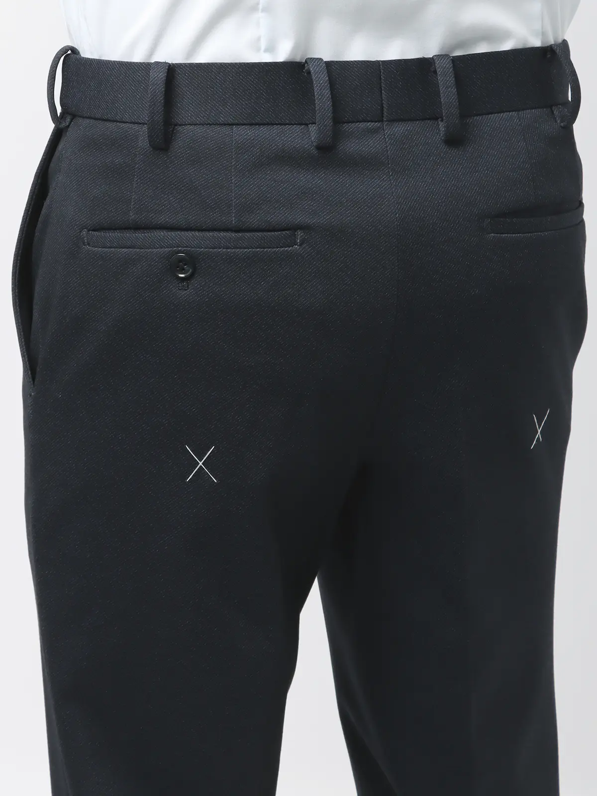 伸びるスーツ～Jersey～／ウォッシャブル／ストレッチ／2つボタン／無地／CH27 ネイビー 体型（DROP):普通　6DROP(A体),身長:185cm
