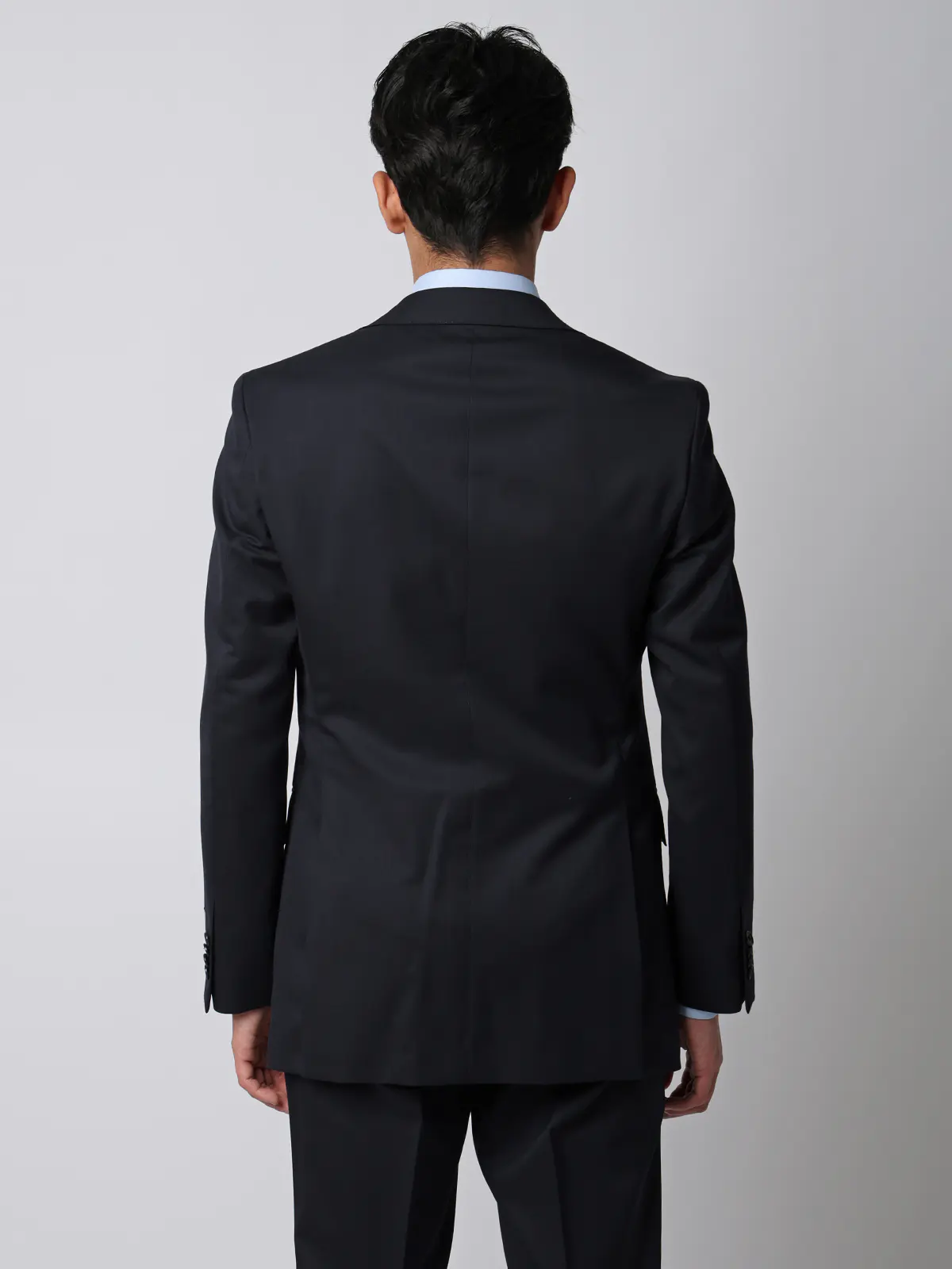 スーツ/ツーパンツ/ウォッシャブル/ストレッチ/2つボタン/無地/CH22 ネイビー 体型(DROP):スリム 8DROP(YA体),身長:160cm