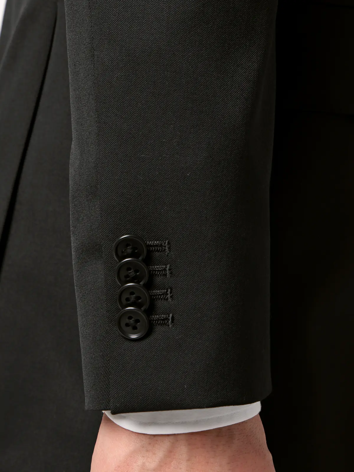 スーツ/ツーパンツ/ウォッシャブル/ストレッチ/2つボタン/無地/CH22 ブラック 体型(DROP):スリム 8DROP(YA体),身長:160cm