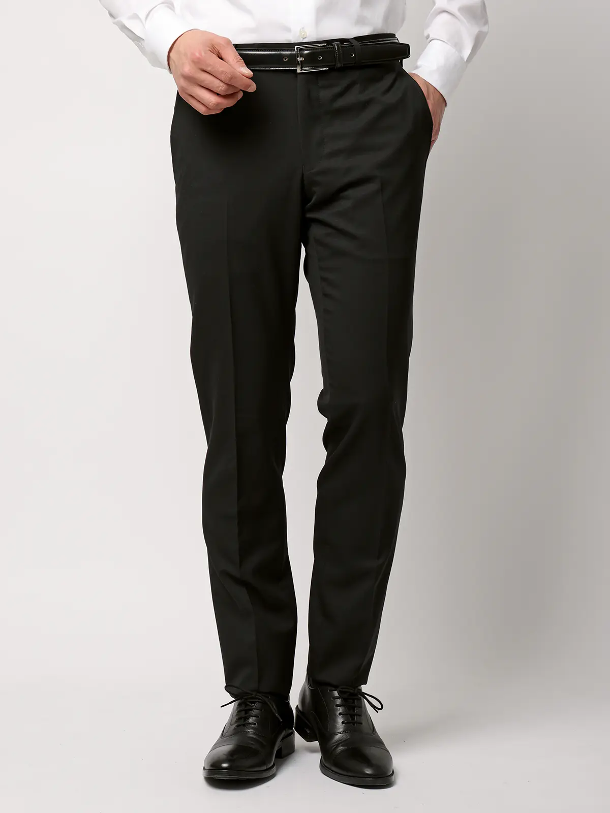 スーツ/ツーパンツ/ウォッシャブル/ストレッチ/2つボタン/無地/CH22 ブラック 体型(DROP):スリム 8DROP(YA体),身長:160cm