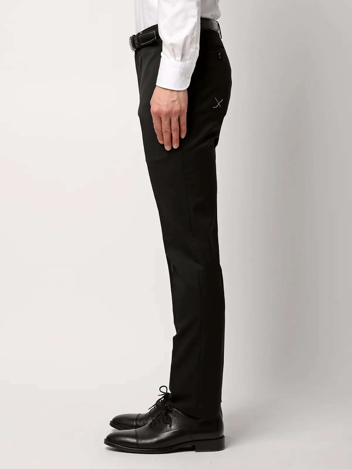 スーツ/ツーパンツ/ウォッシャブル/ストレッチ/2つボタン/無地/CH22 ブラック 体型(DROP):スリム 8DROP(YA体),身長:160cm