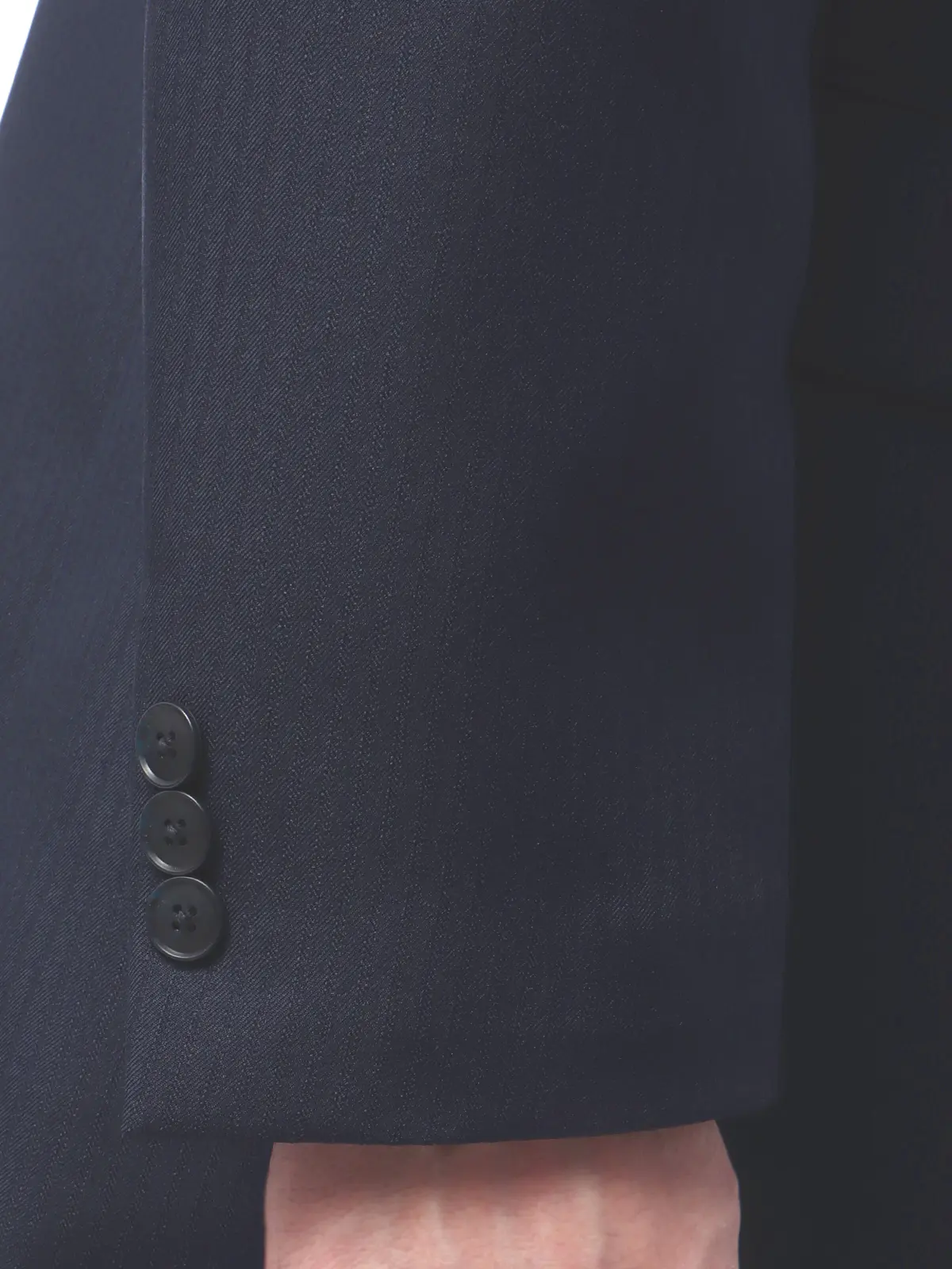 WEB限定／スーツ／スリーピース／ウォッシャブル／2つボタン／ストライプ／裾上げ済 ネイビー 体型（DROP):スリム　8DROP(YA体),身長:165cm