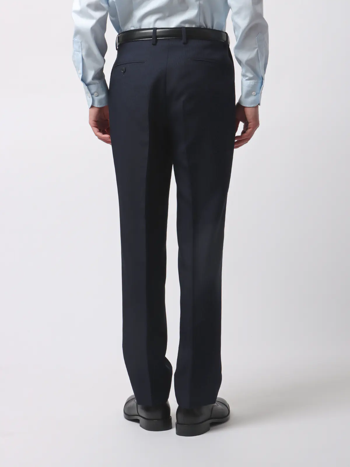 WEB限定／スーツ／スリーピース／ウォッシャブル／2つボタン／ストライプ／裾上げ済 ネイビー 体型（DROP):スリム　8DROP(YA体),身長:165cm