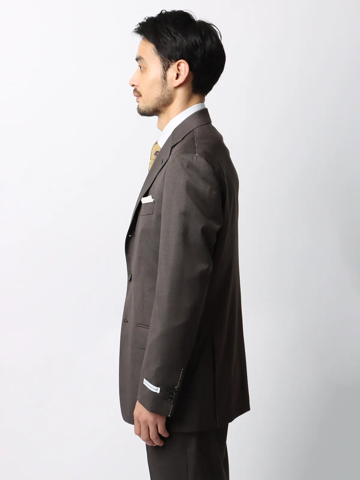 スーツ/3つボタン/Loro Piana 365/無地/TR27 ブラウン 体型(DROP):普通 6DROP(A体),身長:165cm