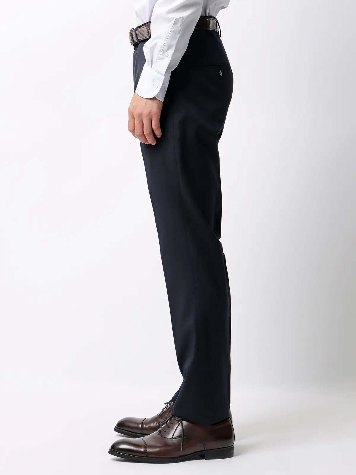 スーツ/3つボタン/Loro Piana 365/無地/TR27 ネイビー 体型(DROP):スリム 8DROP(YA体),身長:165cm