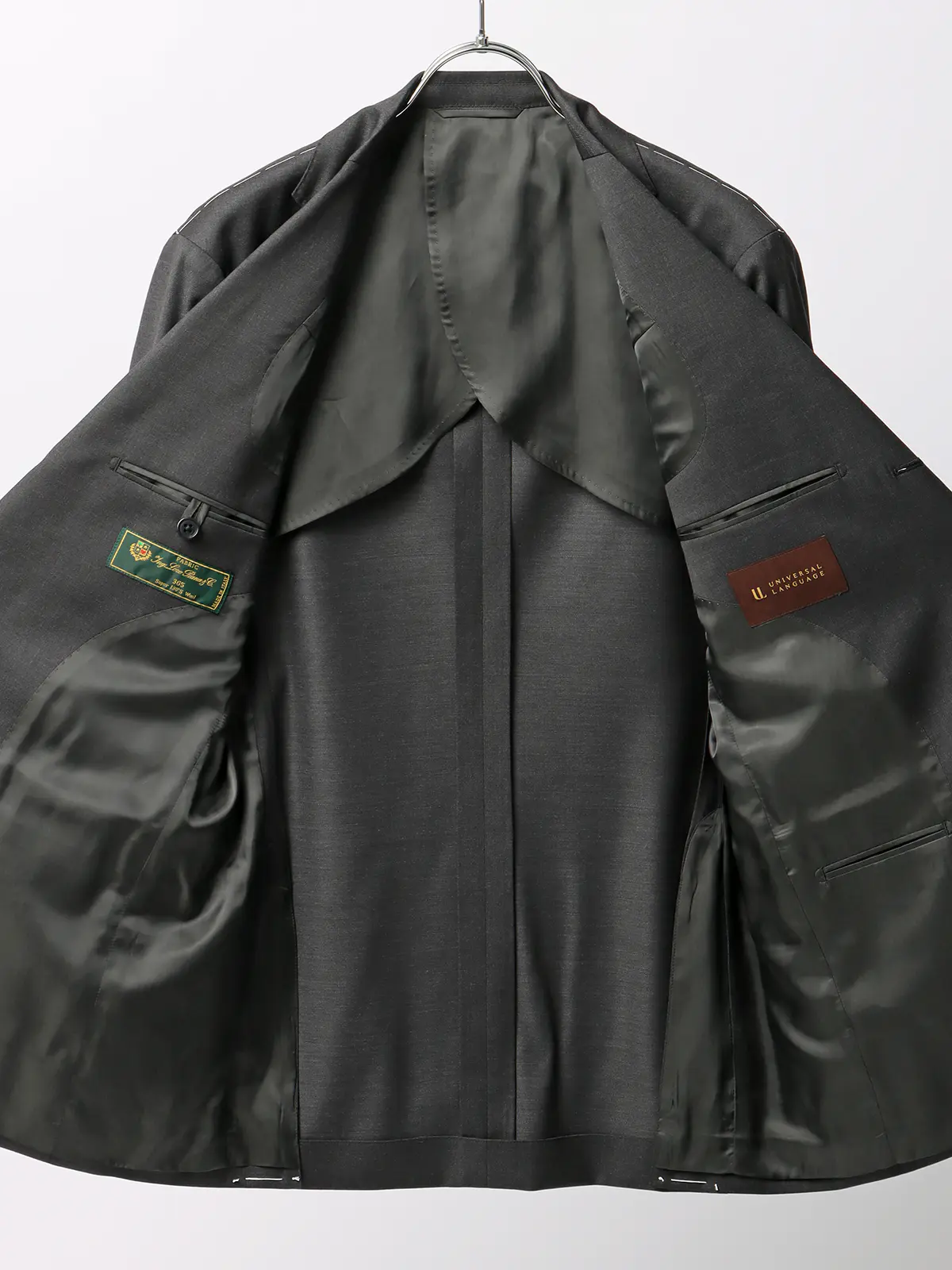 スーツ/3つボタン/Loro Piana 365/無地/TR27 グレー 体型(DROP):スリム 8DROP(YA体),身長:165cm