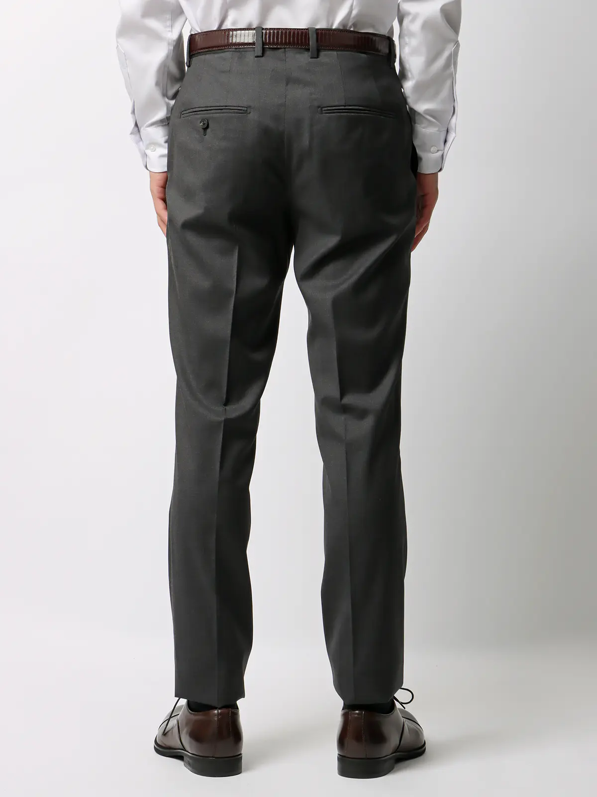 スーツ/3つボタン/Loro Piana 365/無地/TR27 グレー 体型(DROP):スリム 8DROP(YA体),身長:165cm