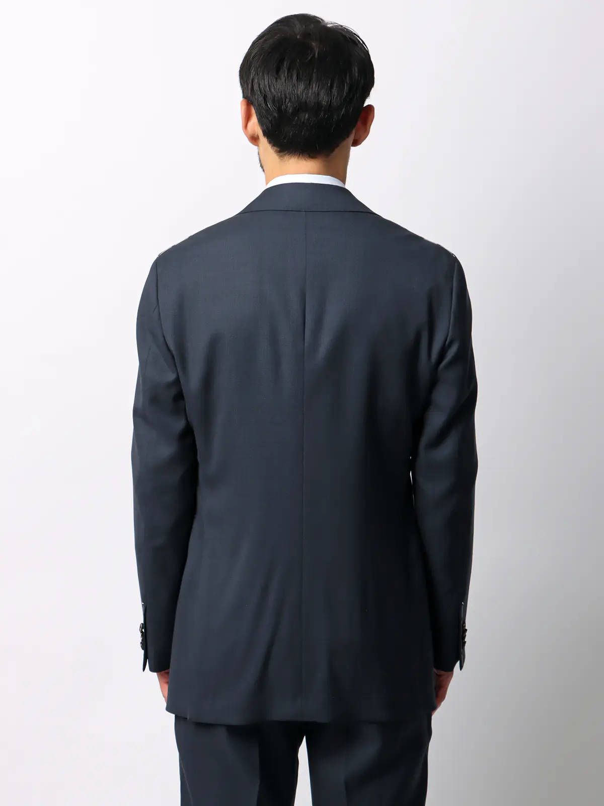 スーツ/3つボタン/Loro Piana/ ZELANDER/グレンチェック/TR27 ネイビー 体型(DROP):スリム 8DROP(YA体),身長:175cm