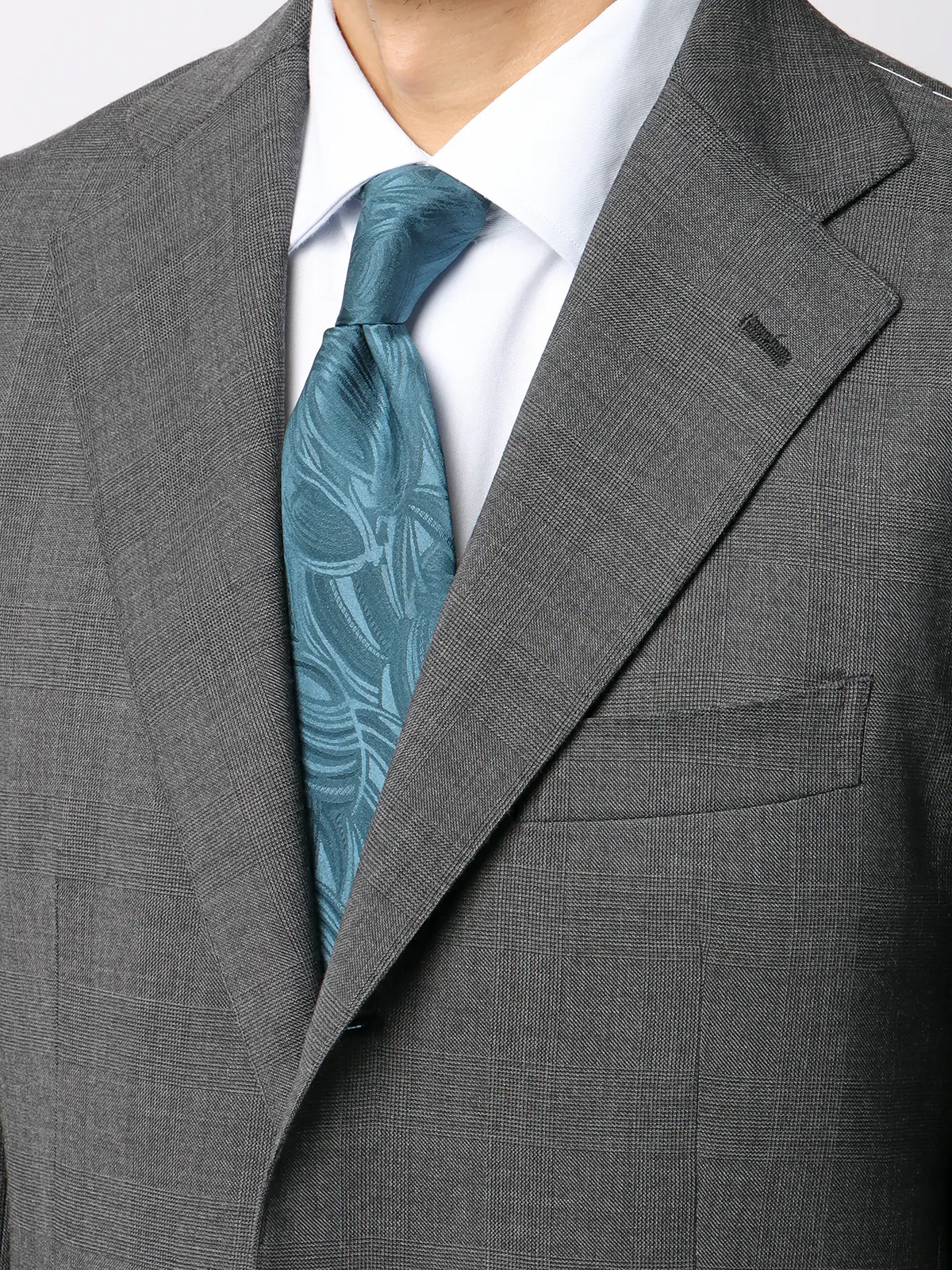 スーツ/3つボタン/Loro Piana/ ZELANDER/グレンチェック/TR27 チャコール 体型(DROP):普通 6DROP(A体),身長:175cm