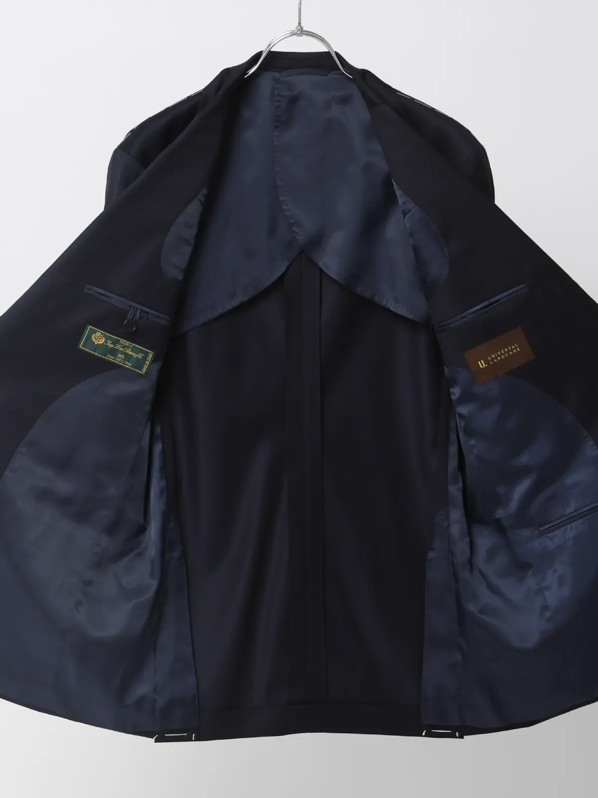 スーツ/3つボタン/無地/TR27 ネイビー 体型(DROP):スリム 8DROP(YA体),身長:165cm