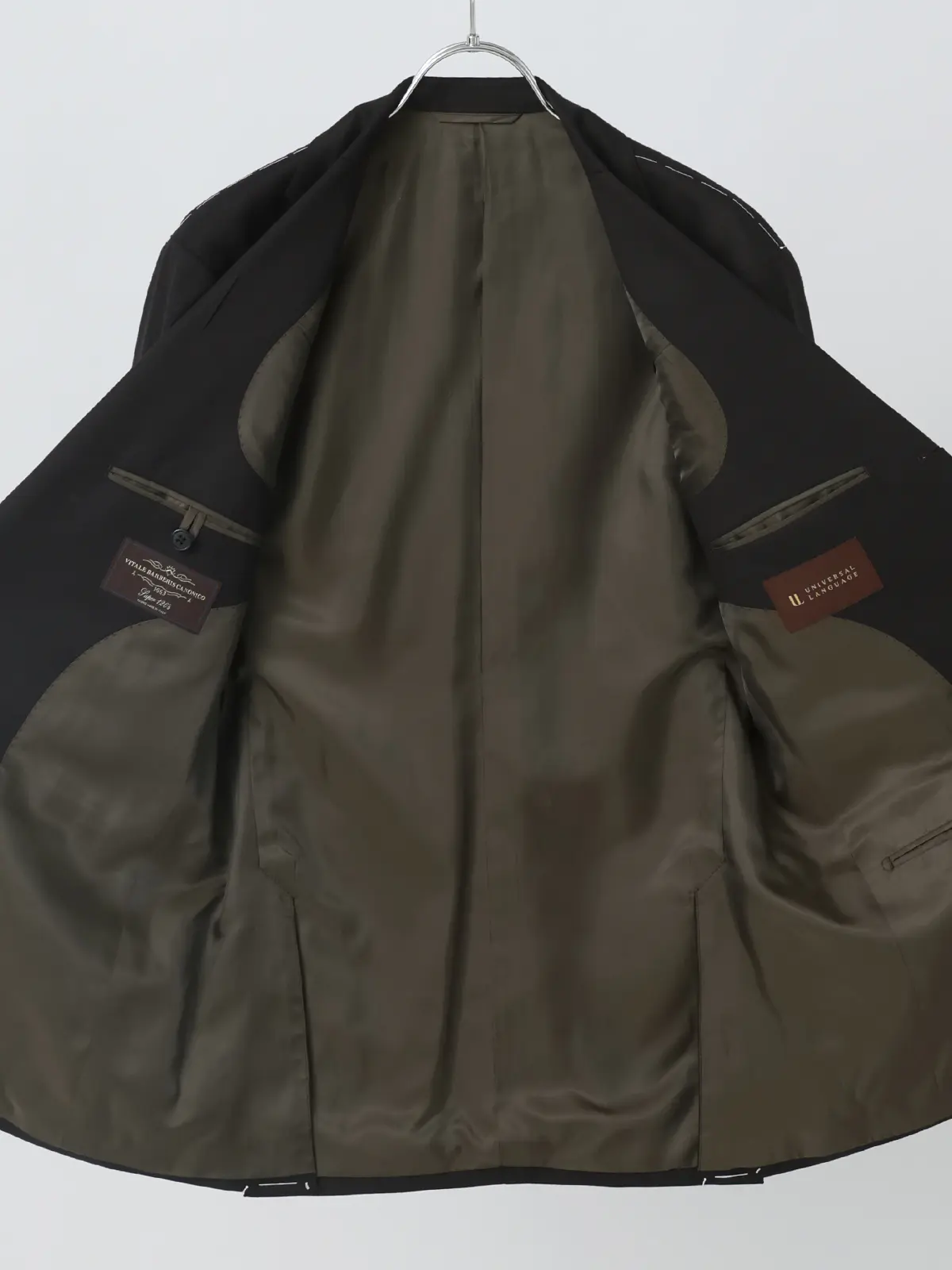 スーツ/3つボタン/CANONICO/SUPER120's FLANNEL/無地/TR27 ブラウン 体型(DROP):スリム 8DROP(YA体),身長:170cm