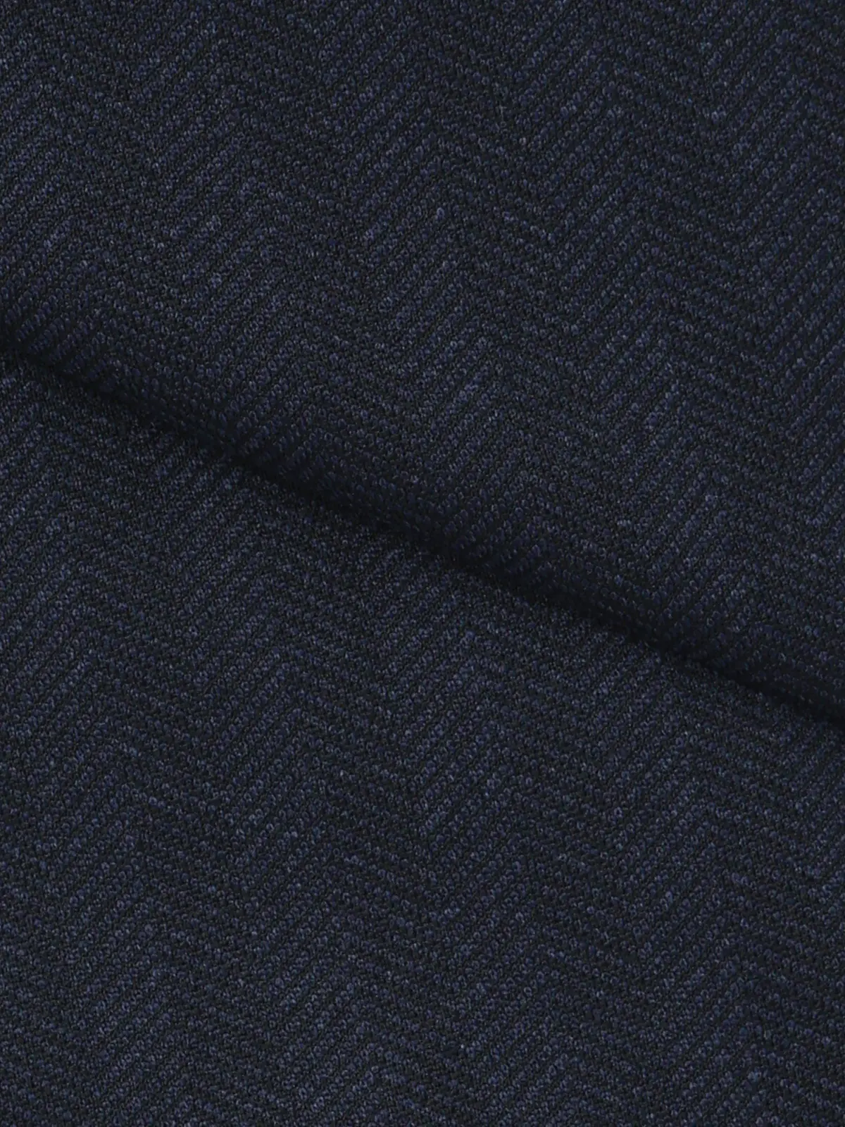 伸びるスーツ～Jersey～／ウォッシャブル／ストレッチ／3つボタン／ヘリンボーン／TR27 ネイビー 体型（DROP):スリム　8DROP(YA体),身長:180cm